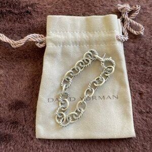 David Yurman Oval Link Bracelet in sterling silver